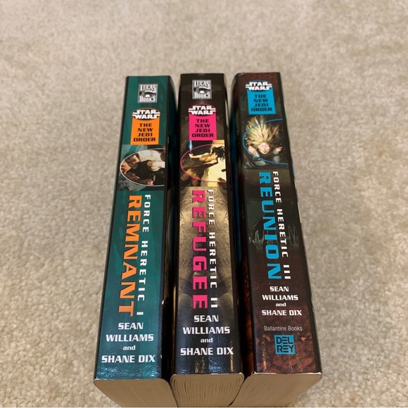 Star Wars New Jedi Order Series Force Heretic Trilogy Lot of 3 Paperback Books - Picture 3 of 16